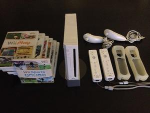 Consola Wii Completa Con 7 Juegos Originales