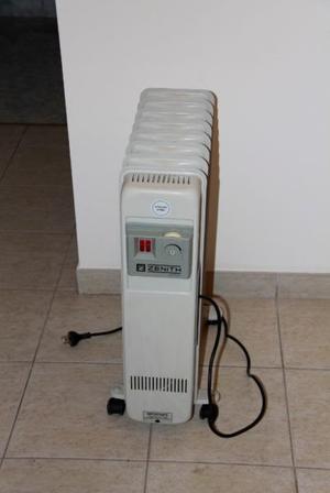 Estufa eléctrica radiador marca Zenith Italiana