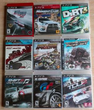 JUEGOS de CARRERAS PS3