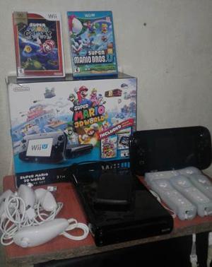 Nintendo Wii U Delux + 25 Juegos + 4 Wiimote C/nunchuck