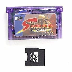 Supercard Cartucho Para Game Boy Advance + Micro Sd 2gb