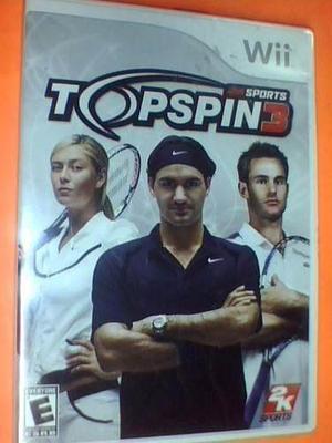 Top Spin 3 - Wii - Nuevo Caja Sellada - Ojh