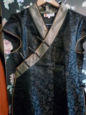 Vestido Kimono Color negro