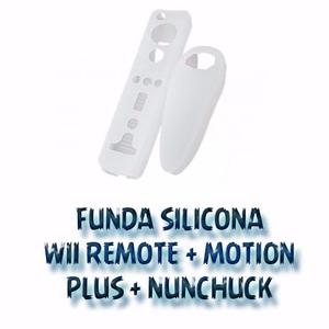 Wii Funda Silicona Remote Motion Nunchuck Electroalsina