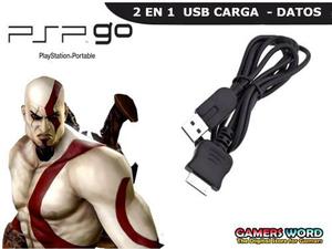 2 En 1 Usb Cargador Datos Para Sony Psp Go Pspgo Psp-n