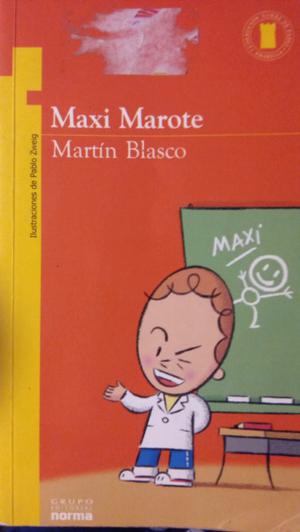 Libro de primaria MAXI MAROTE de MARTIN BLASCO, editorial