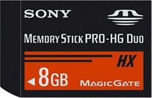 Memoria Memory Stick 8gb Pro Hg Duo Magicgate Psp Camaras