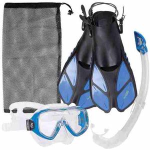 Combo Snorkel + Luneta + Aletas Cressi Malibu