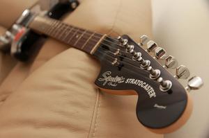 Fender Squier Special Edition Black And Chrome Standard