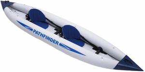 Kayak Inflable Pathfinder 2 Personas Mochila Inflador Remo