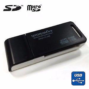 LECTOR DE TARJETA 2.0 PARA SD/MICROSD SIYOTEAM SY-368