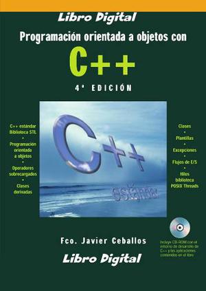 Libro Programacion Orientada A Objetos C++ - Digital