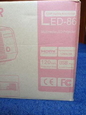 Proyector led-86 vendo!!