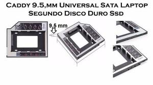 Caddy Segundo Disco Notebook Hdd Sata O Ssd Universal 9,5mm