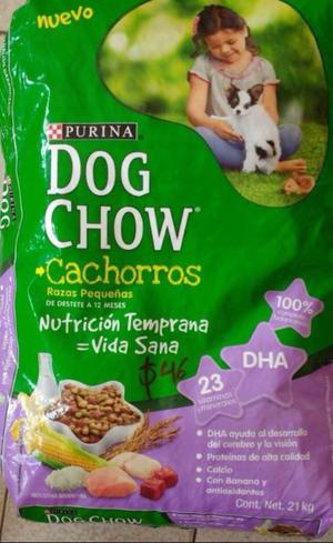 Dog Chow, para cachorros, 21 Kg.