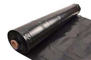 Film Cobertor Polietileno Nylon Negro 2x4mts, 100 Micrones