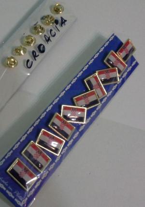 PINS PAIS CROACIA DE 2 CMS