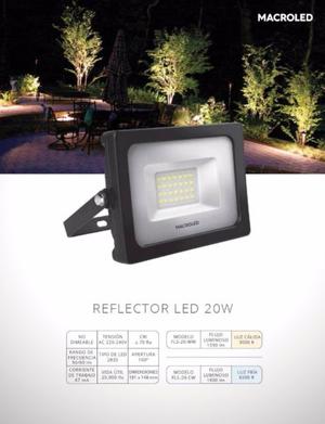 REFLECTOR PROYECTOR LED 20W ALTISIMO BRILLO. =150W