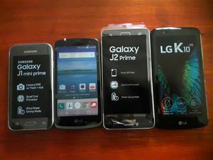 Samsung-LG Nuevos j2 J1 mini prime K4 K10