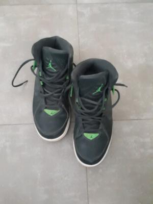zapatillas basquet poco uso edición limitada jordan green