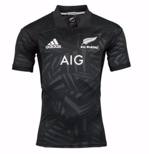 All Black Camiseta Rugby Oficial adidas Negra 
