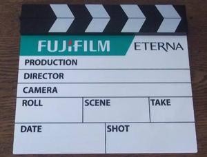 Claqueta Profesional Para Cine Marca Fujifilm Modelo Eterna