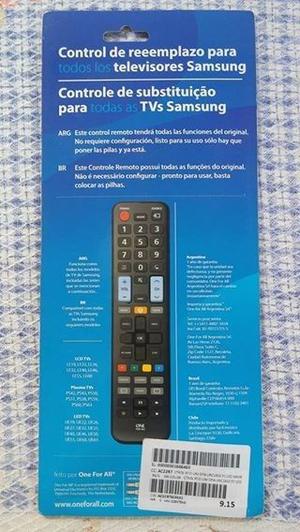 Control remoto universal para TVs Samsung