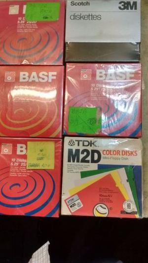 DISKETTES 5 1/4 EN CAJA CERRADA EN LOTE