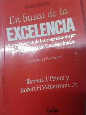 En Busca De La Excelencia Peters Y Waterman perfecto