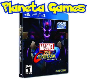 Marvel vs Capcom Infinite Deluxe Steelbook Playstation Ps4