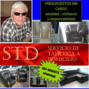 " S,T, D," ★1" servicio de tapiceria a domicilio ★