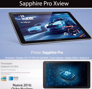 TABLET XVIEW HD DE 10 PULGADAS, SAPPHIRE PRO. OCTACORE 16GB.