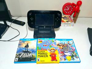 Wii U con 5 Juegos Zelda Mario Smash Ect