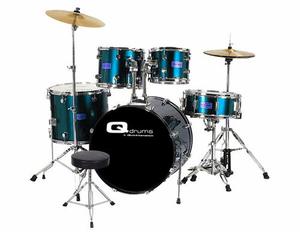 Bateria Quicktension Q35/sl Con Banqueta Y Platillos