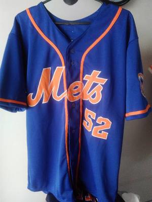 Casaca Camiseta Beisbol Ny Mets Cespedes M, L, Xl.