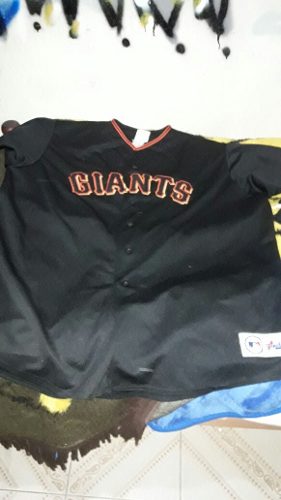 Casaca De Baseball Majestic Giants