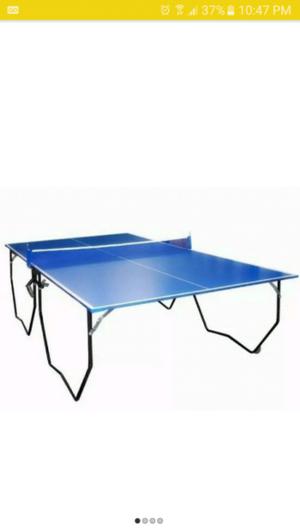 Mesa ping pong plegable c/ruedas y red incluida