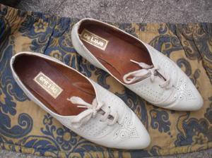 Zapatos Blancos de Cuero nº 38 - Buenisimos!!! Liquido!!!