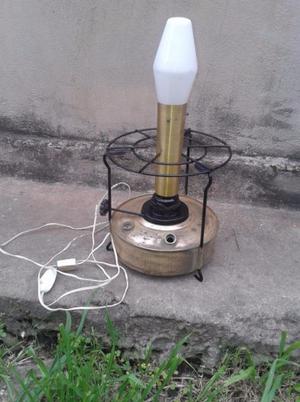 lampara hecha con bran metal