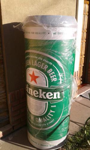 Lata gigante heineken