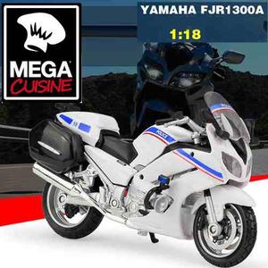 Moto Policia Francia Yamaha Fjr a 1:18 Coleccion Metal