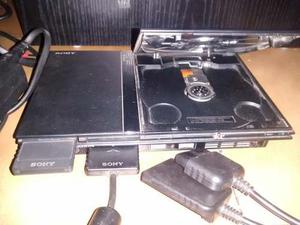 Playstation 2 Chipiada Slim Con Memoria De 8 Mb