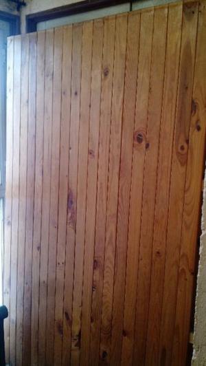 Tabique divisor de interiores de madera