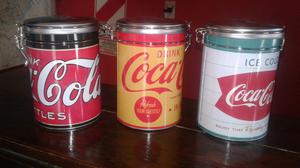 latas de coca cola nuevas x 3