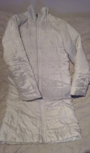 CAMPERA CAMPERON TAPADO BLANCO MUJER IMPERMEABLE T M