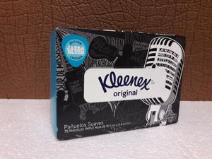 Kleenex pañuelos caja cubo 75 unidades