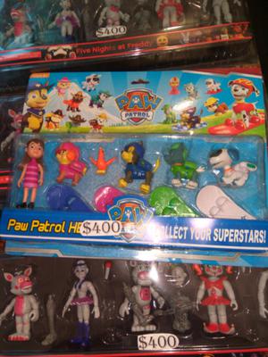Set de muñecos Patrulla Canina $ 400