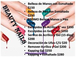 Uñas esculpidas Manicura profesional