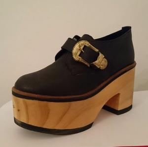 Zapatos de cuero negros