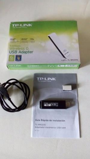 ADAPTADOR INALAMBRICO USB 54 MBPS MARCA TP-LINK